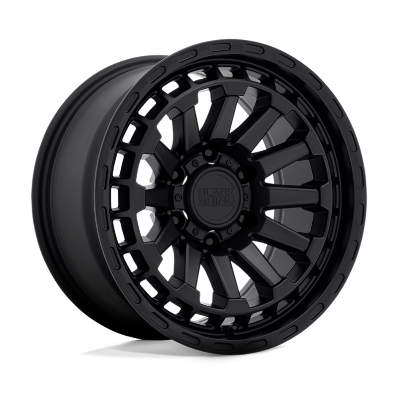 18×9.5 Black Rhino Raid Matte Black
