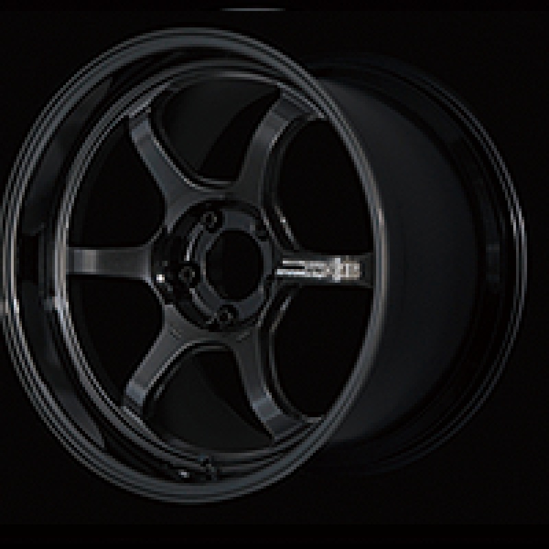 Advan R6 18×9.5 +45 5-120 Racing Titanium Black Wheel