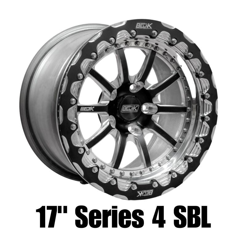 Belak 17×10.5 / 8.25in BS / 5×114.3 BP / Low Pad / Series 4 Wheel – Single Beadlock