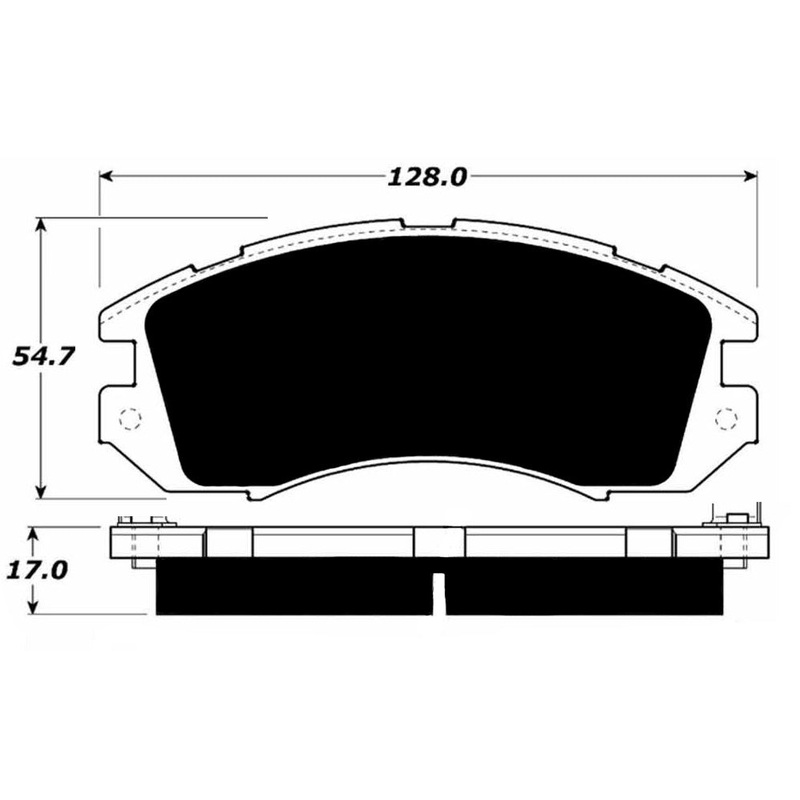 Porterfield Brake Pads for 1994 SUBARU IMPREZA SEDAN 2WD