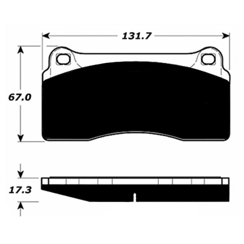 Porterfield Brake Pads for 2008 DODGE VIPER