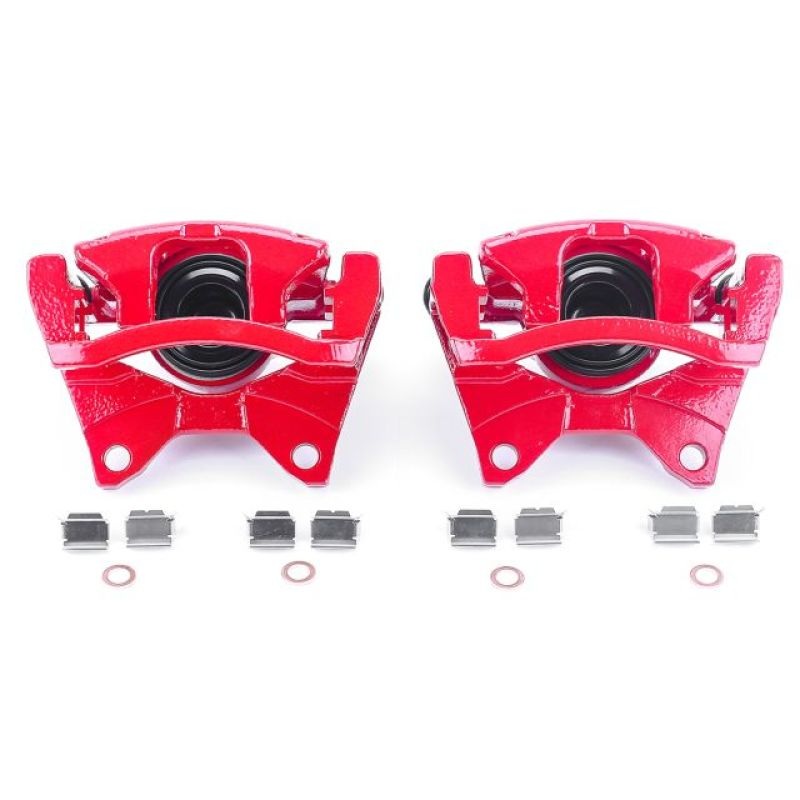 Power Stop 07-11 Dodge Nitro Rear Red Calipers w/Brackets – Pair