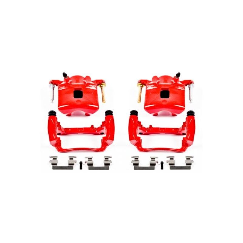Power Stop 2007 Chevrolet Cobalt Front Red Calipers w/Brackets – Pair