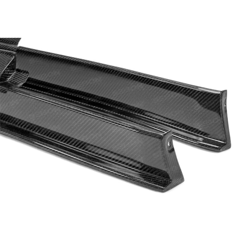 Seibon SS-Style Carbon Fiber Side Skirts | 2012-2013 Nissan GTR R35 (SS1113NSGTR-SS)