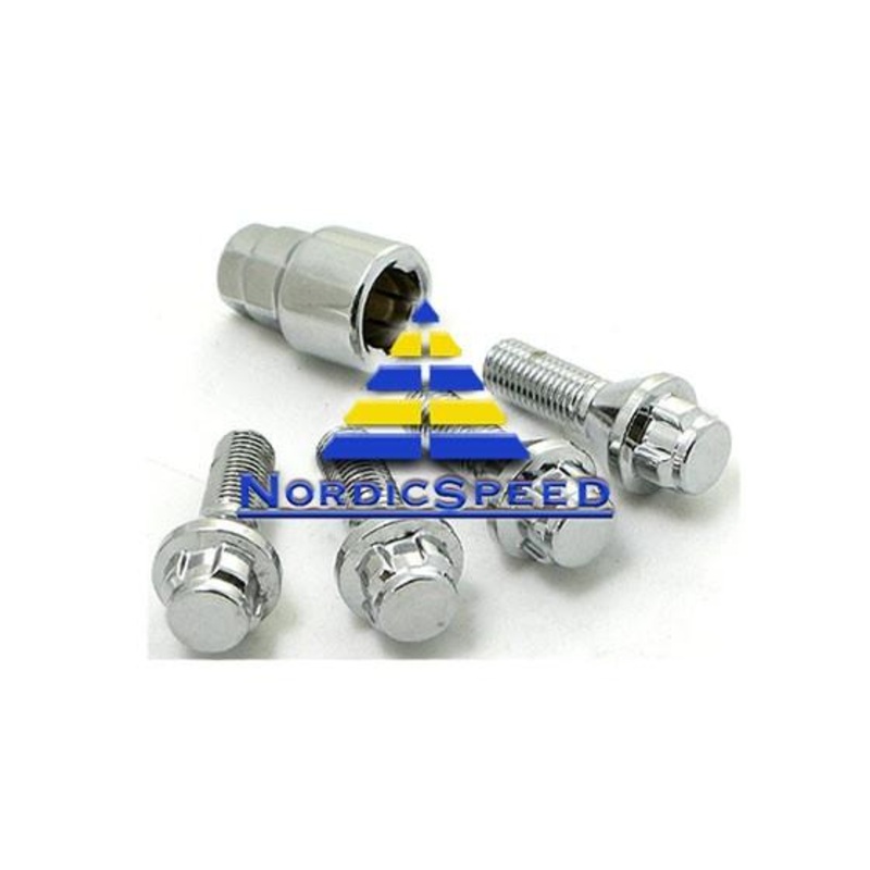 Wheel Lug Bolt Lock Kit M12 x 1.5