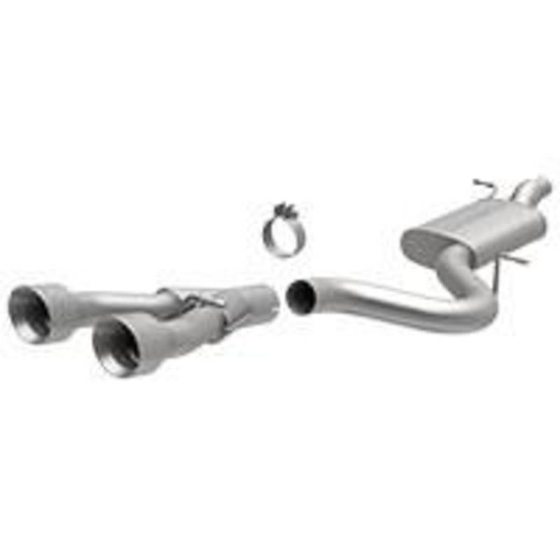 2012-2013 VW Golf Cat Back Exhaust; Dual Center Rear Exit by Magnaflow (15156)