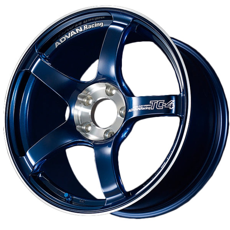 Advan TC-4 Special Edition Wheel – 18×8.5 +37 | 5×114.3 | Racing Indigo Blue & Diamond Cut