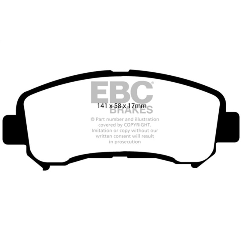 EBC 14+ Nissan Juke 1.6 Turbo Nismo RS Redstuff Front Brake Pads