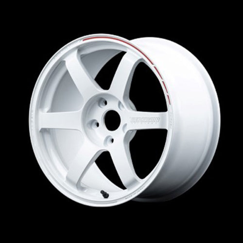 Volk Racing TE37 Saga S-Plus Time Attack Wheel – 18×8.0 +46 | 5×100 | Dash White / REDOT