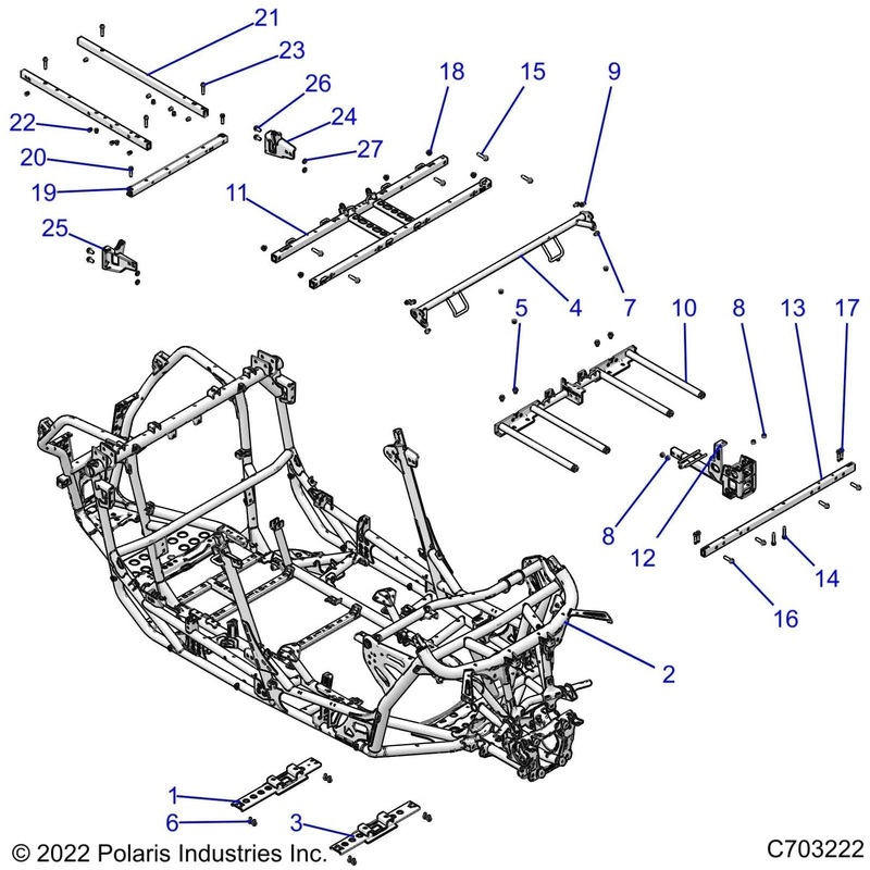 Weld-Frame,Cross Bar,Mp,Blk by Polaris