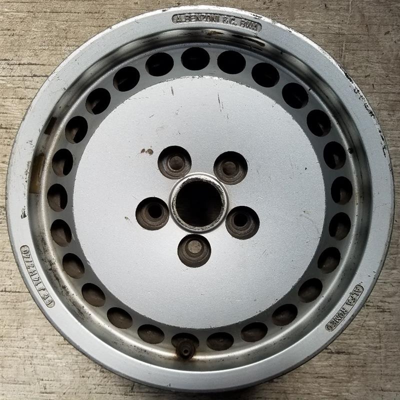 14″ ALFA-ROMEO MILANO 87-89 14×5.5 alloy 25 hole Original OEM Wheel Rim