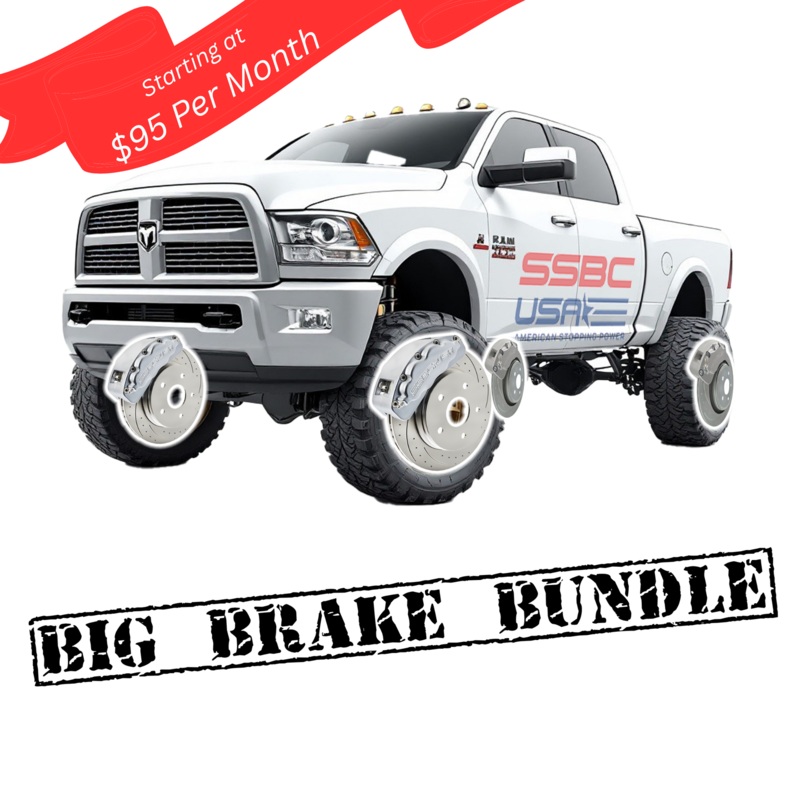 American Made 4 Wheel Brawler LT Direct Fit Billet Aluminum Big Brake Bundle. A415-1011-BBB