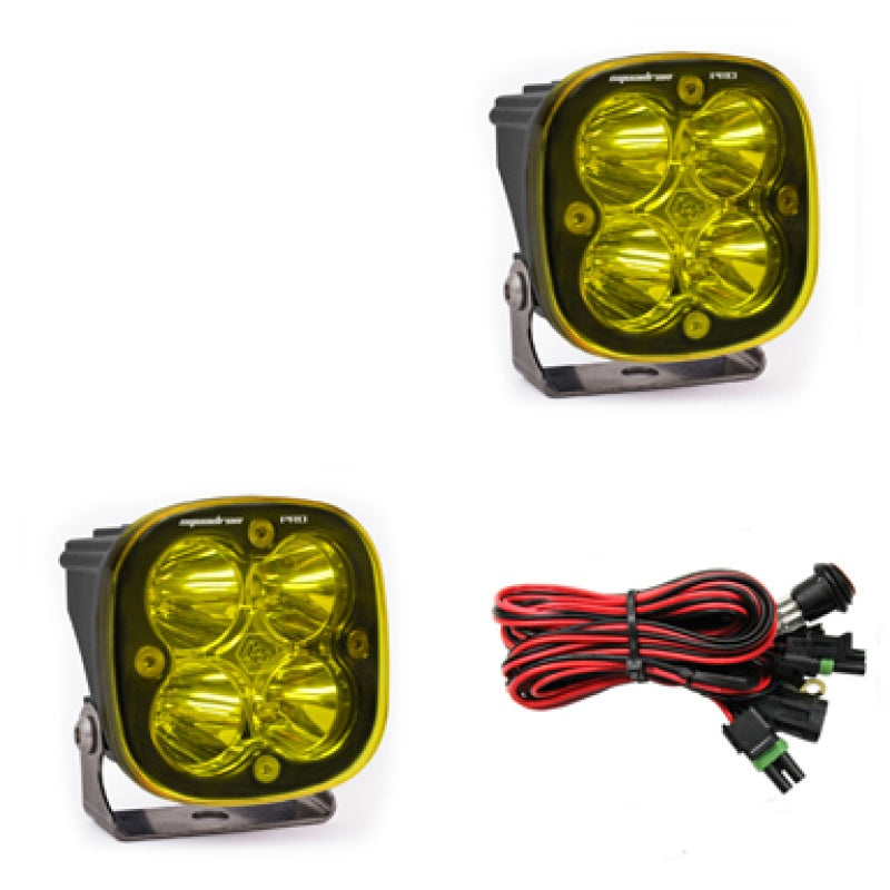 Baja Designs Squadron Pro Series Work/Scene Pattern Pair LED Light Pods – Amber