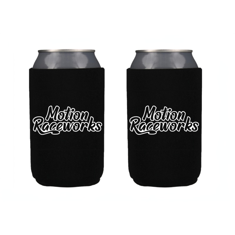 Black Motion Logo Retro Koozie