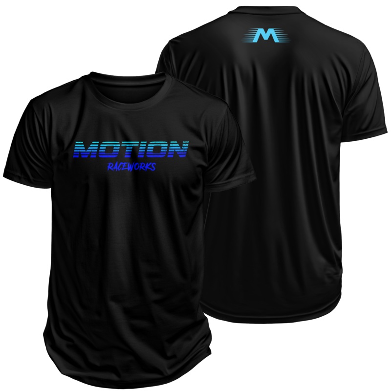 Blue Fade Motion Raceworks Shirt