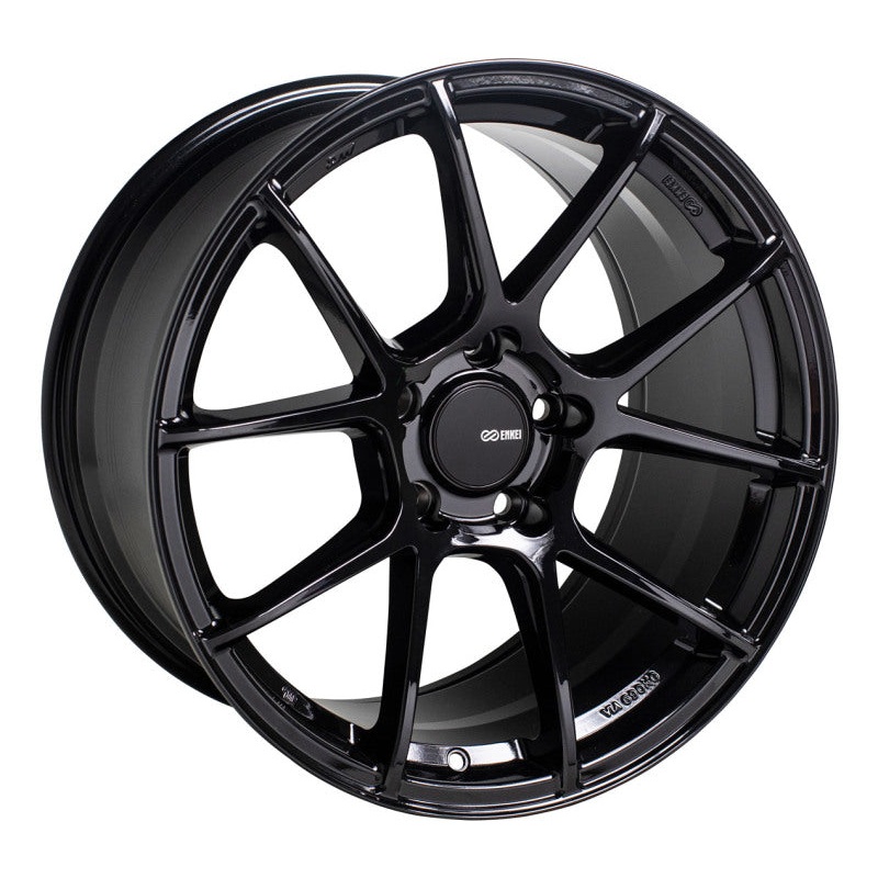 Enkei TS-V 18×8.5 5×114.3 38mm Offset 72.6mm Bore Gloss Black Wheel
