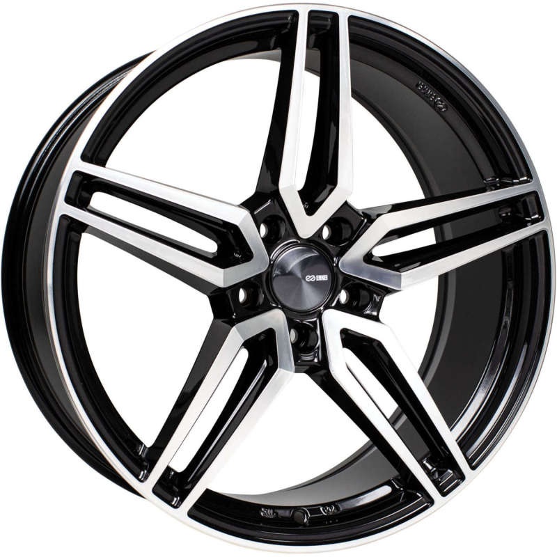 Enkei Victory 18×8 5×114.3 40mm Offset 72.6mm Bore Black Machined Wheel