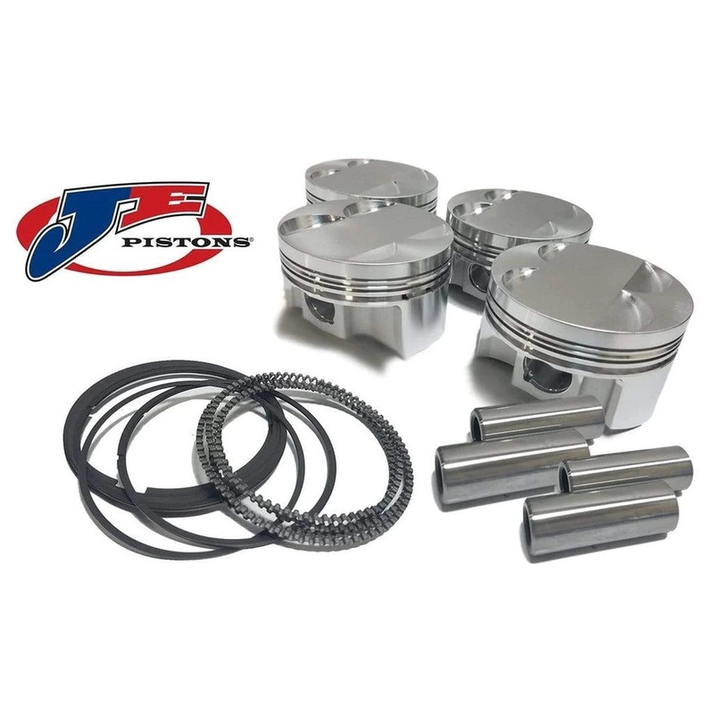 JE Asymmetrical FSR Forged Pistons Honda S2000 F20C 87.5mm +0.5mm -11 cc 9.0:1