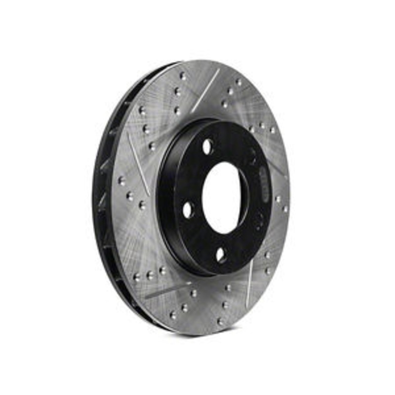 StopTech Select Sport 06-15 Mazda Miata MX-5 Slotted & Drilled Vented Left Rear Brake Rotor