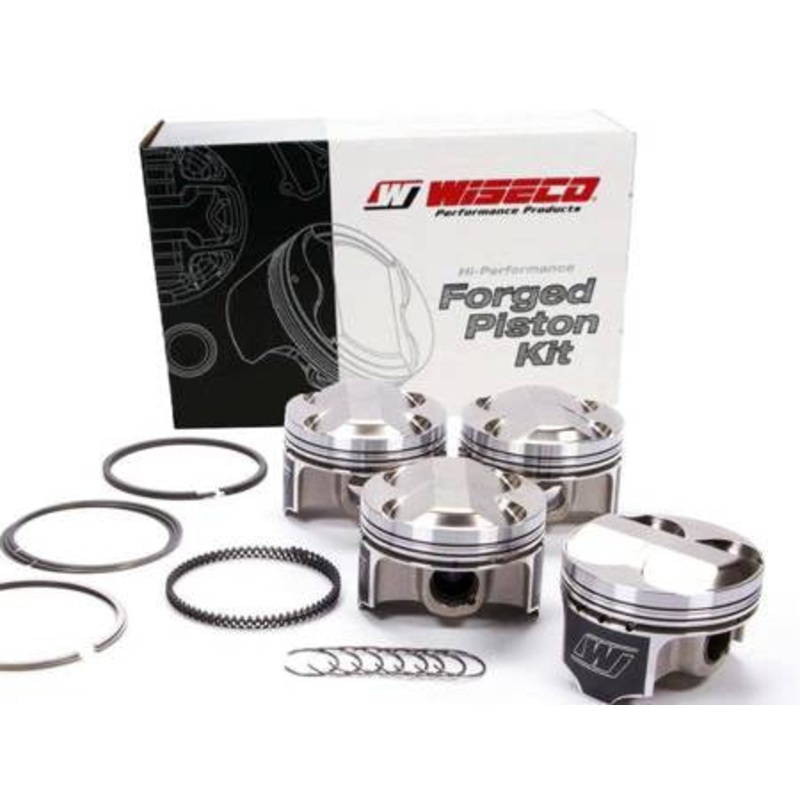 Wiseco Forged Pistons B18A/B with B16A Head 81.25mm +0.25mm -2.4 cc 9.8:1 89mm Stroke