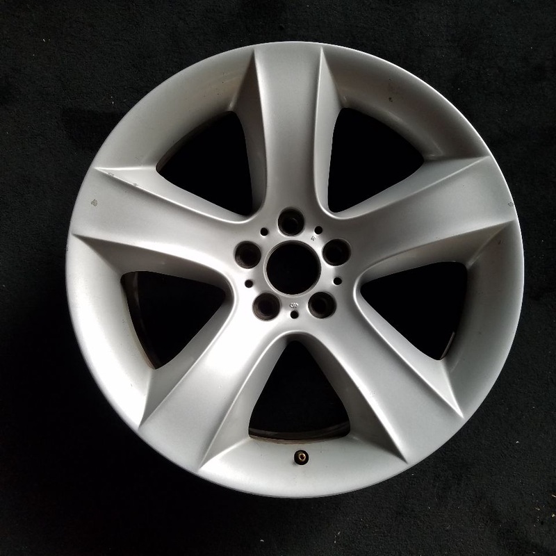19″ BMW X6 08-10 19×9 alloy rear 18mm offset 5 spoke flared spoke Original OEM Wheel Rim