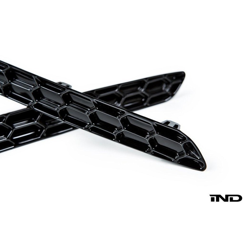 ACEXXON BMW F87 M2 Rear Reflector Insert Set – Honeycomb Gloss Black