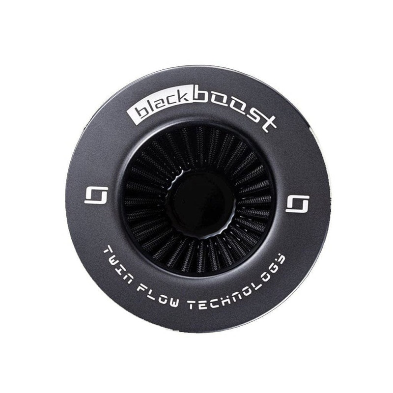 BlackBoost USA Twin Air Flow Filter Inlet Diameter 4.3INCH / 110MM X 198 Individual (1)