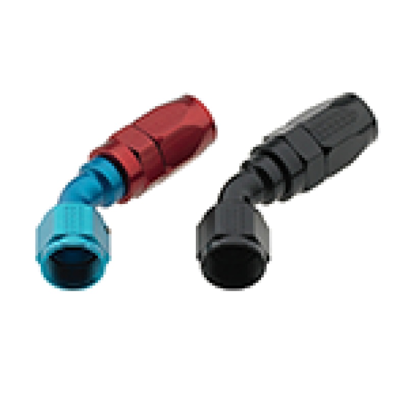 Fragola -6AN x 45 Degree Pro-Flow Hose End – Black