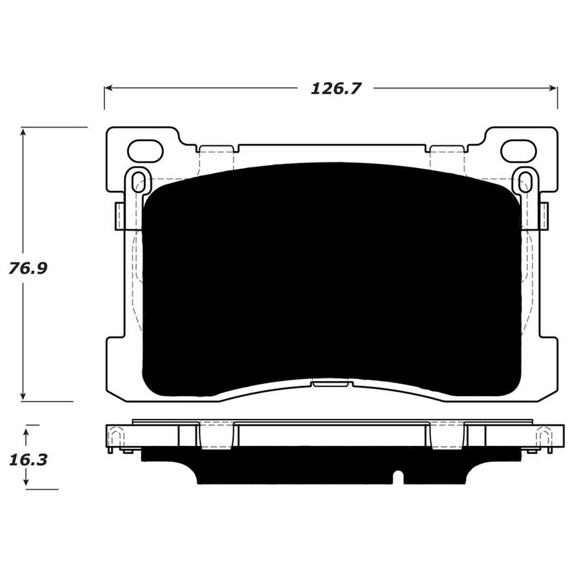 Porterfield Brake Pads for 2013 HYUNDAI EQUUS 5.0L