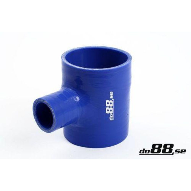 Silicone Hose Blue T 3” + 1”  (76mm+25mm)