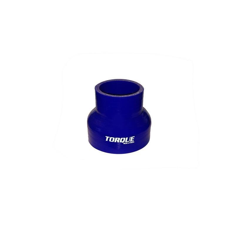 Torque Solution 2″ to 3″ Transition Silicone Coupler – Blue (TS-CPLR-T23BL)