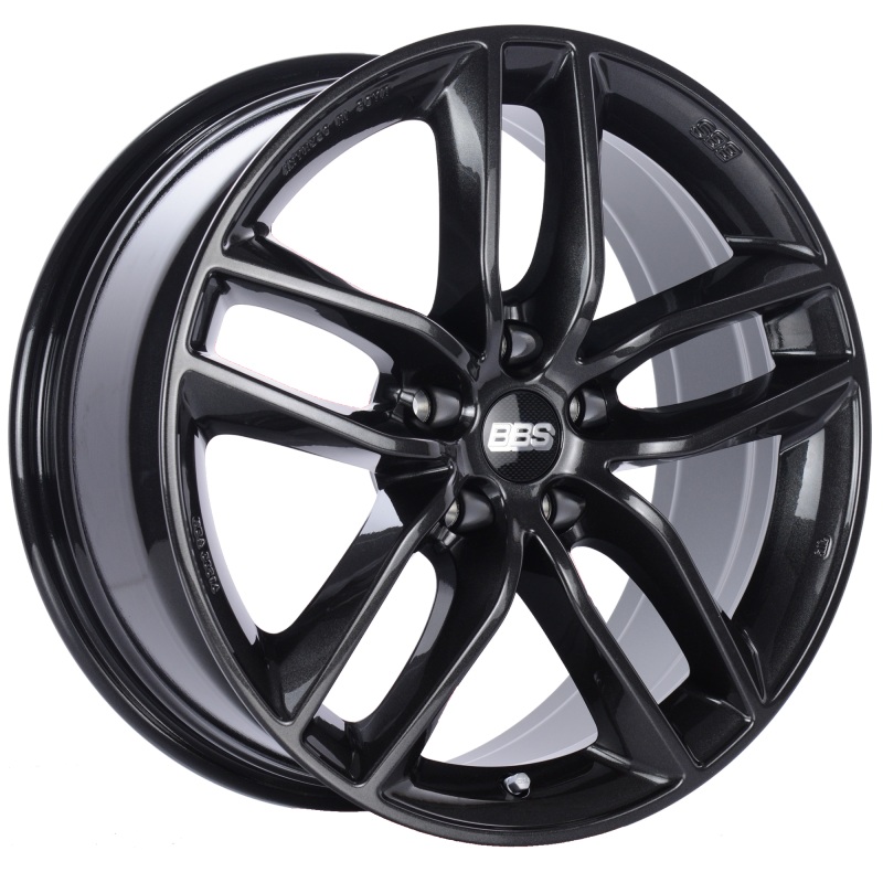 BBS SX 18×8 5×120 ET45 Crystal Black Wheel -82mm PFS/Clip Required