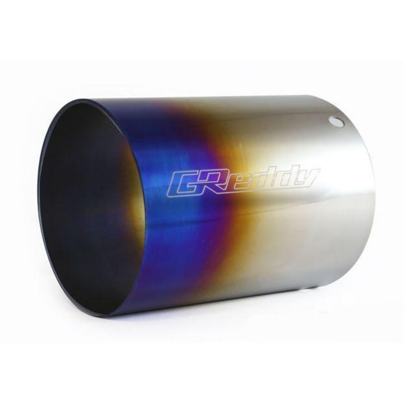 GReddy Revolution RS Titanium Exhaust Tip – 115mm Diameter/150mm Length (11001146)