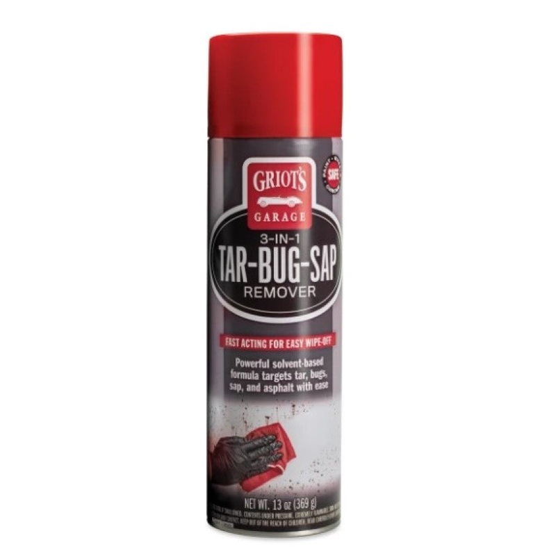 Griots Garage 3-In-1 Tar-Bug-Sap Remover – 13oz – Single (Aerosol)