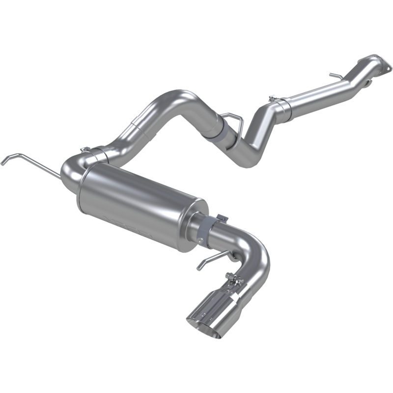 MBRP 3-Inch Armor Pro Street Profile Single Rear Exit Cat-Back Exhaust with Stainless Steel Tip | 2021 – 2022 Ford Bronco 2.3L/2.7L (S5235304)
