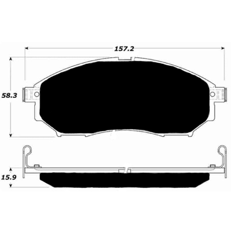 Porterfield Brake Pads for 2009 NISSAN 350Z Touring Model