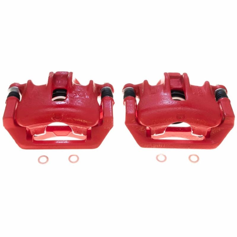 Power Stop 1999 Land Rover Discovery Rear Red Calipers – Pair